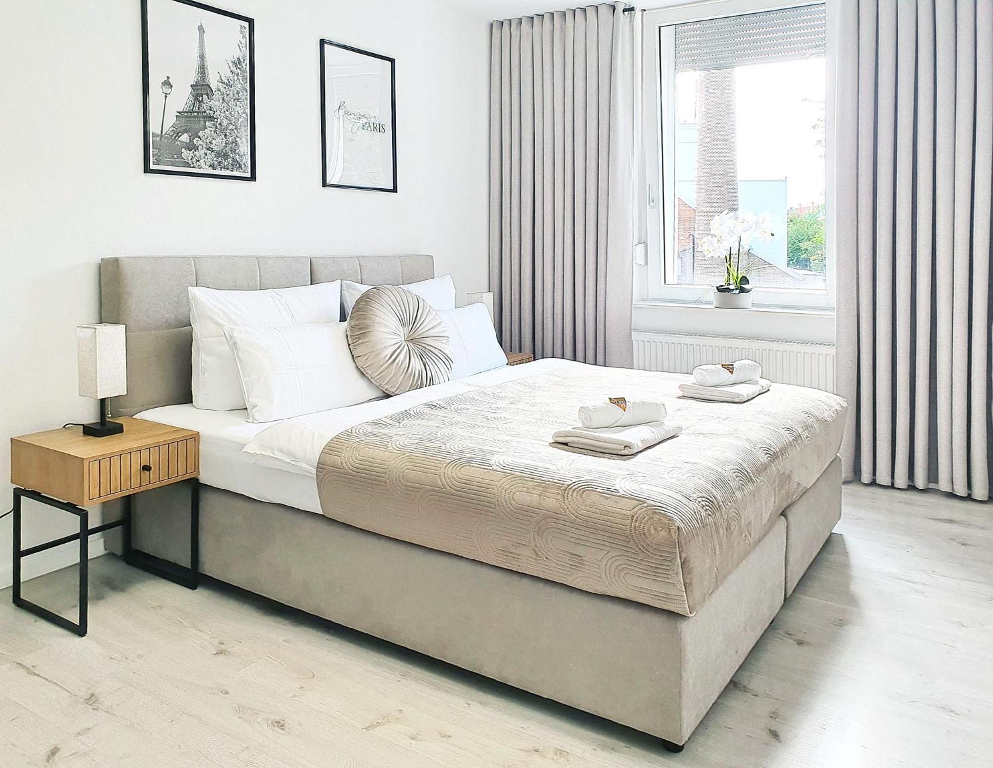Livation - Apartments Hamm-Mitte - 2 Zi - Nespresso - Smarttv - Freewifi - Ausgestattete Kueche - 24H Check-In - Bis 4 Pers Pro Apartment Hamm  Exteriör bild